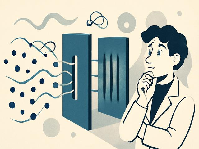 Waves Become Particles Mid-Flight